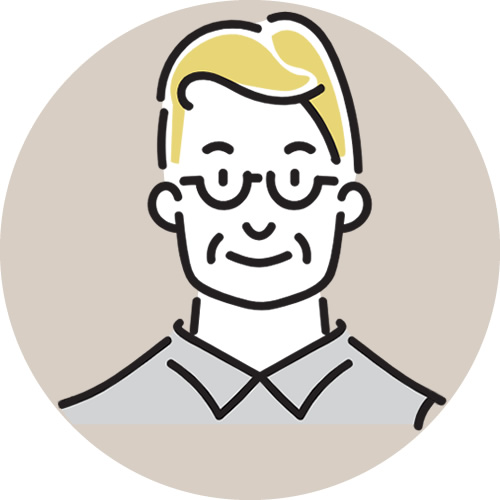 家系図作成の依頼をされた男性のアイコン